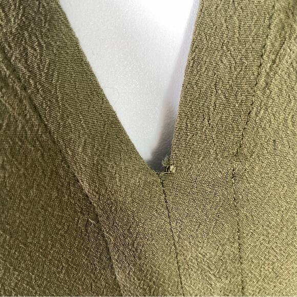 MADEWELL Mini Dress Womens Size XS Goblincore Brat Earth Boho Flowy Fairy Grunge - Picture 7 of 8